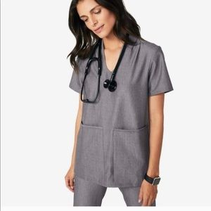 Figs Graphite scrub (Size XS Tall)